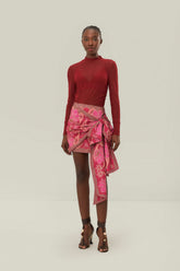 Burgundy Jersey Blouse | FARM Rio Women