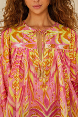 Pink Pineapple Tapestry Blouse | FARM Rio Women
