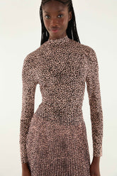 Pink Baby Leopard Jersey Blouse | FARM Rio | FARM Rio Women