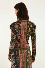 Mixed Winter Garden Long Sleeve Blouse | FARM Rio | FARM Rio Women