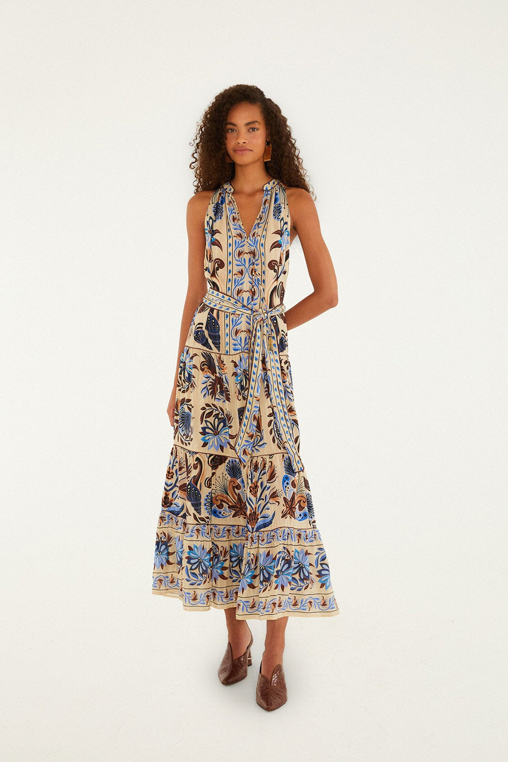 Sand Nature Land Maxi Dress | FARM Rio Women