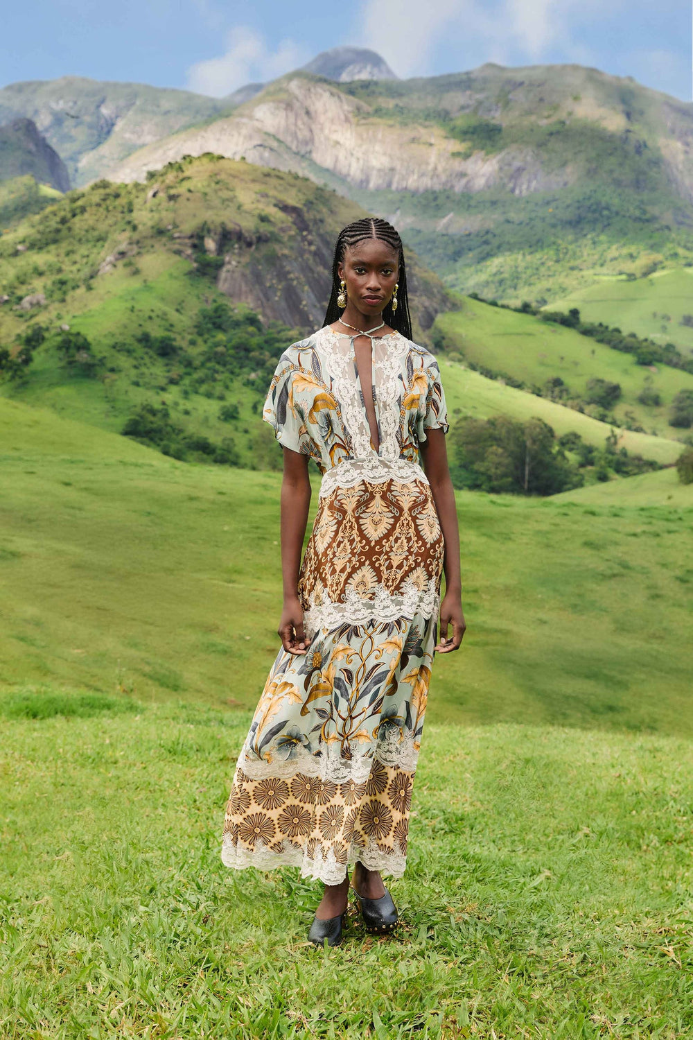 Mixed Snake Garden Maxi Dress | FARM Rio | FARM Rio Women