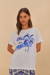 Off-White Girls Rio Ipanema T-Shirt | FARM Rio Women
