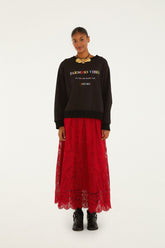 Red Guipure Boho Garden Skirt | FARM Rio | FARM Rio Women