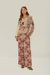Brown Pineapple Jewelry Pants | FARM Rio Women