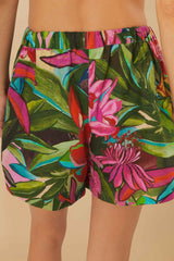 Multicolor Jardin De Reve Shorts | FARM Rio Women