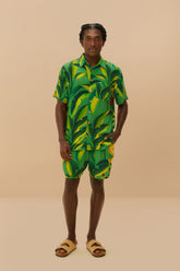 Green Banana Aquarela LENZING™ ECOVERO™ Viscose Shorts | FARM Rio Women