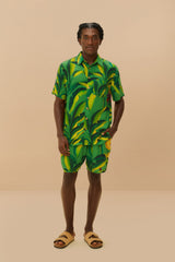 Green Banana Aquarela LENZING™ ECOVERO™ Viscose Shorts | FARM Rio Women