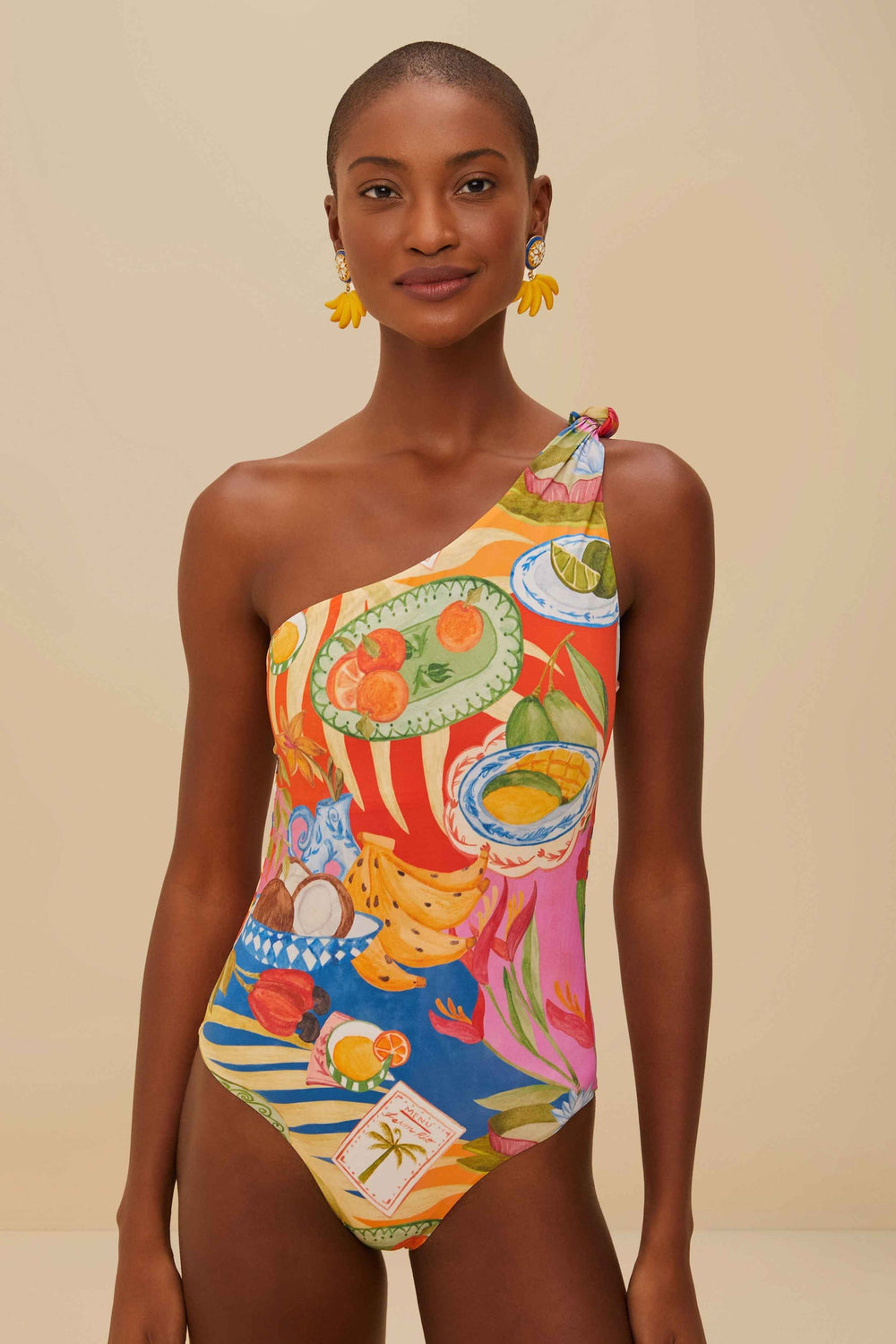 Multicolor Summer Picnic One-Piece Swimsuit | FARM Rio Women