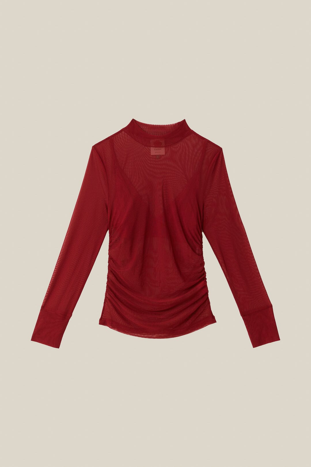 Burgundy Jersey Blouse | FARM Rio Women