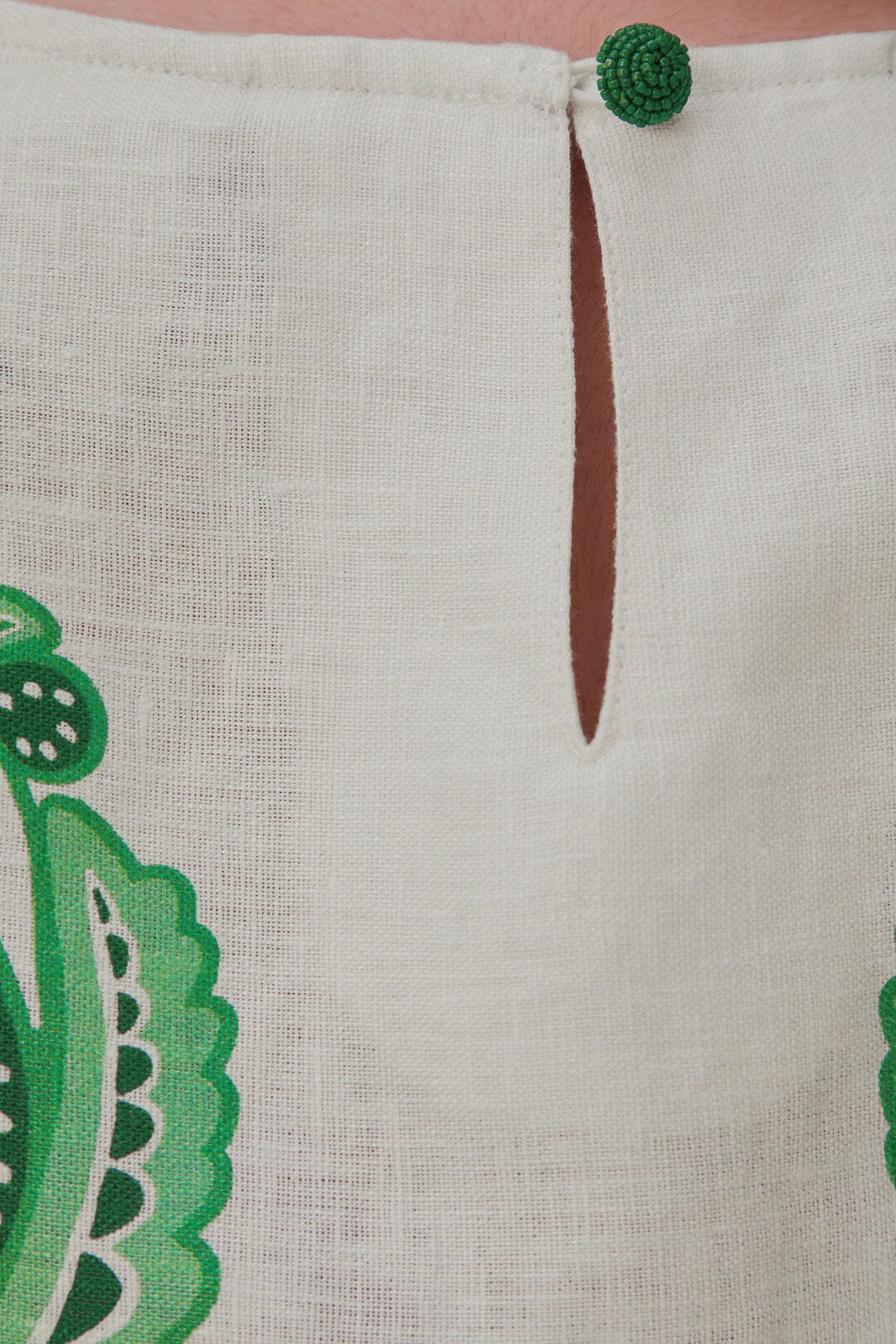 Green Color Festival Euroflax™ Blouse | FARM Rio Women