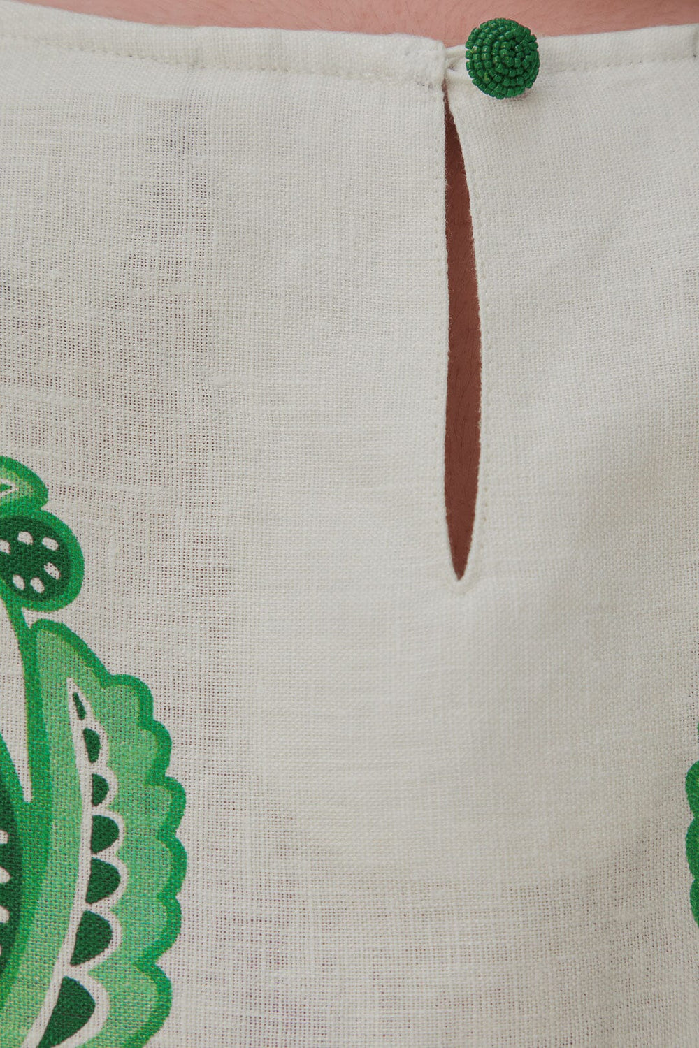 Green Color Festival Euroflax™ Blouse | FARM Rio Women
