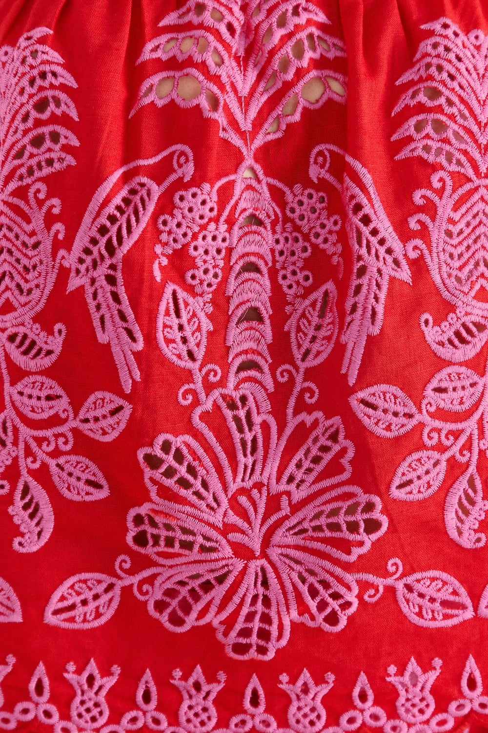 Red Palm Tree Richelieu Blouse | FARM Rio Women