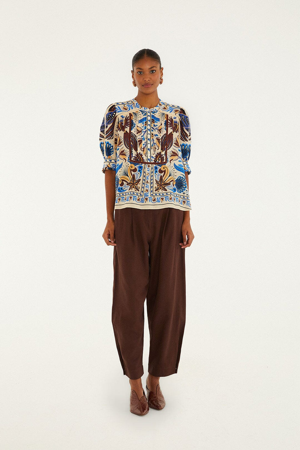 Sand Nature Land Blouse | FARM Rio Women