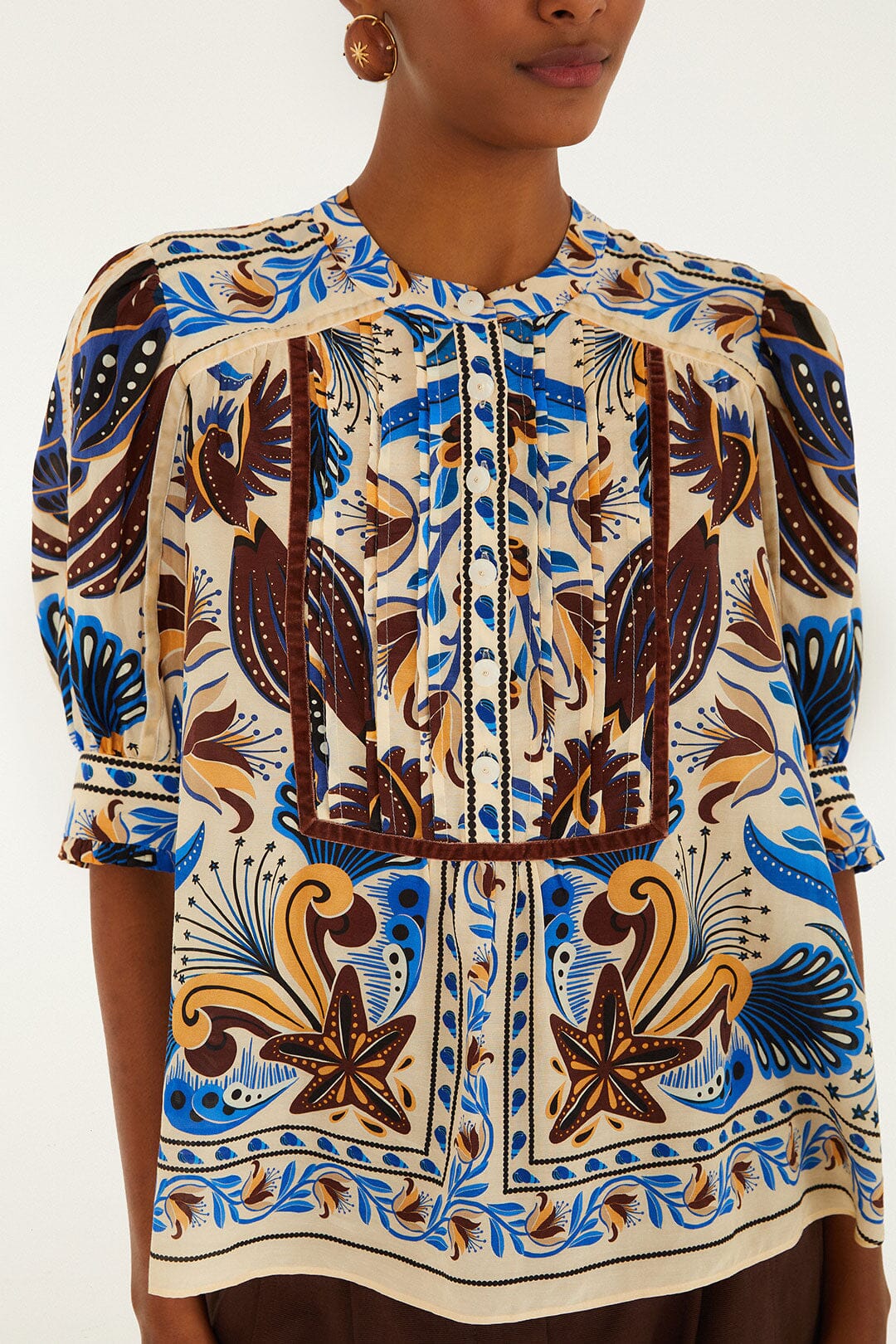 Sand Nature Land Blouse | FARM Rio Women