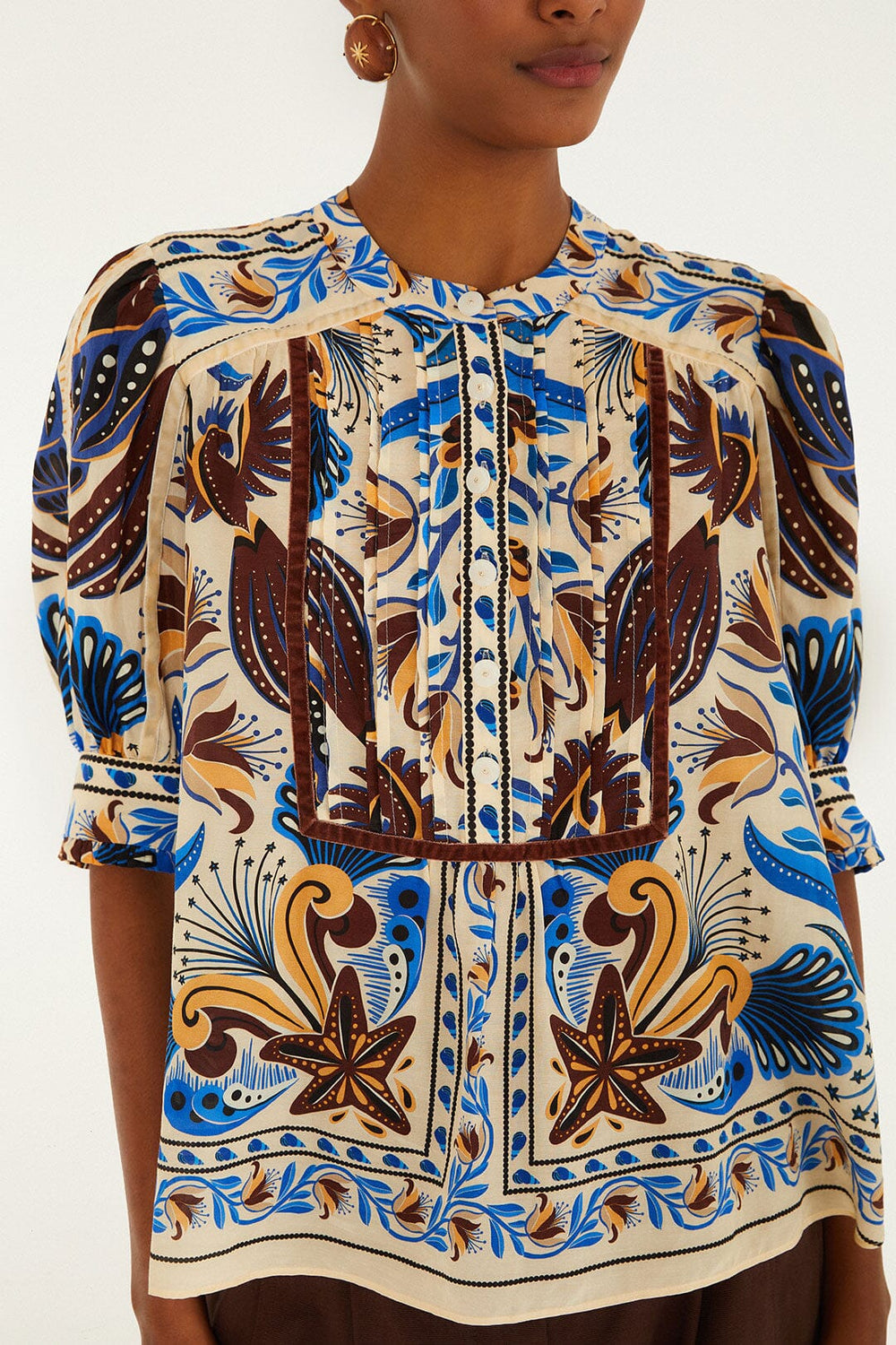 Sand Nature Land Blouse | FARM Rio Women