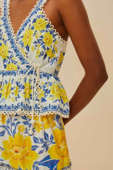Off-White Zuli Sleeveless Blouse | FARM Rio Women