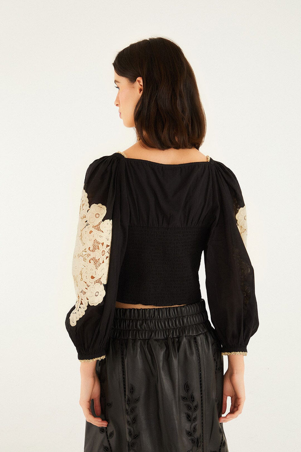 Black Lace Blouse | FARM Rio | FARM Rio Women
