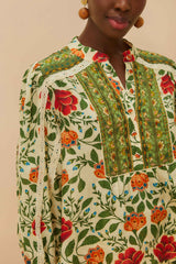 Sand Garden Tapestry Blouse | FARM Rio Women