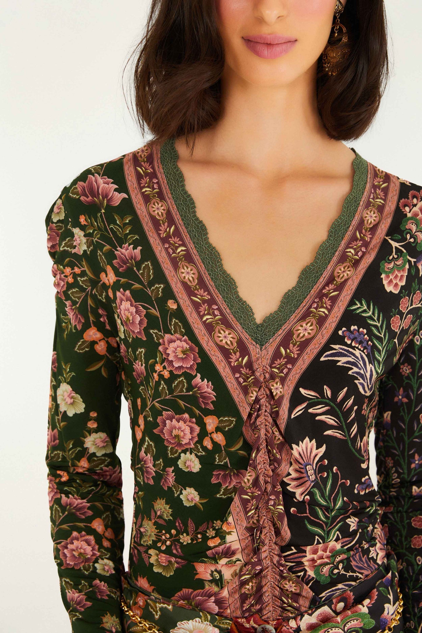 Mixed Winter Garden Long Sleeve Blouse | FARM Rio | FARM Rio Women