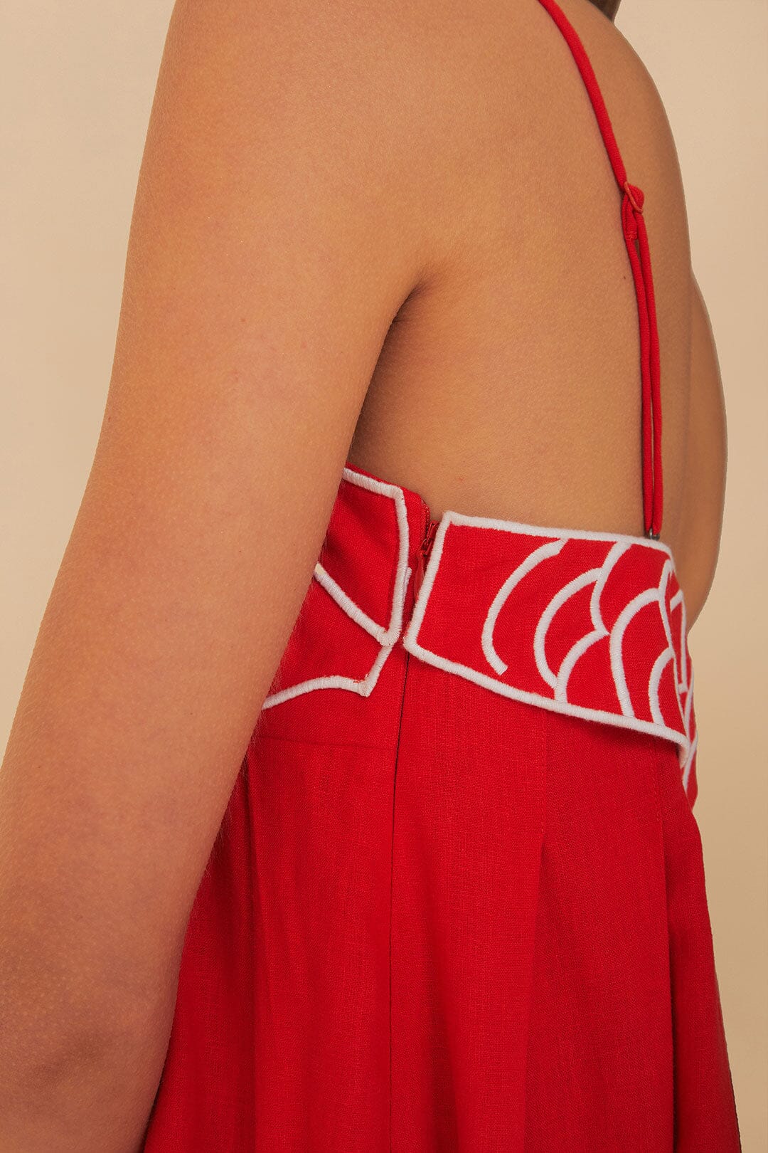 Red Fish Top Maxi Dress | FARM Rio Women