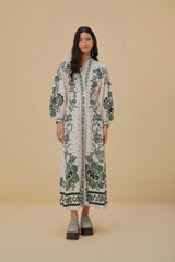 Forest Soul Off-White Maxi Dress | FARM Rio Women
