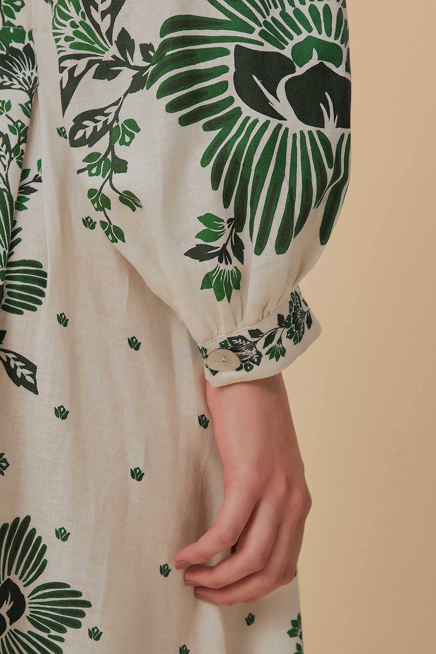 Forest Soul Off-White Maxi Dress | FARM Rio Women