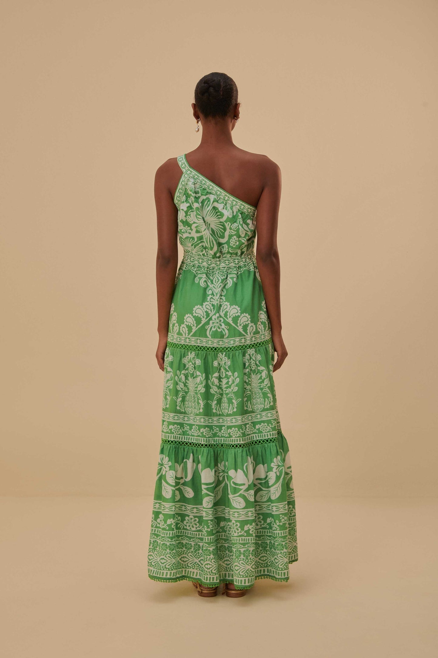 Green Sweet Garden Maxi Dress | FARM Rio Women
