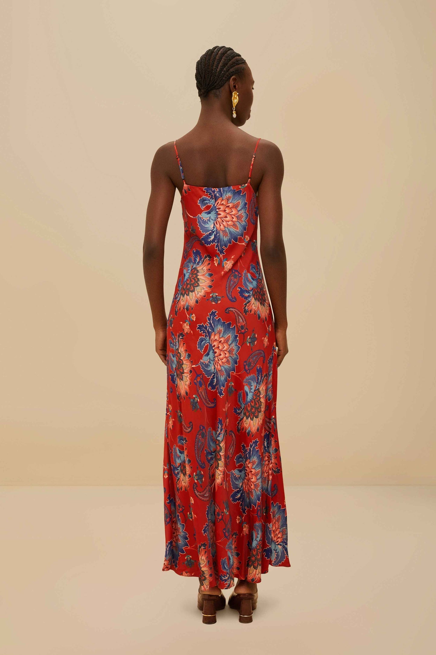 Red Luang LENZING™ Maxi Dress | FARM Rio Women