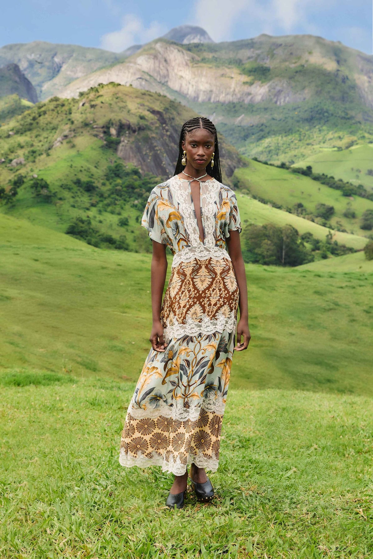 Mixed Snake Garden Maxi Dress | FARM Rio | FARM Rio Women