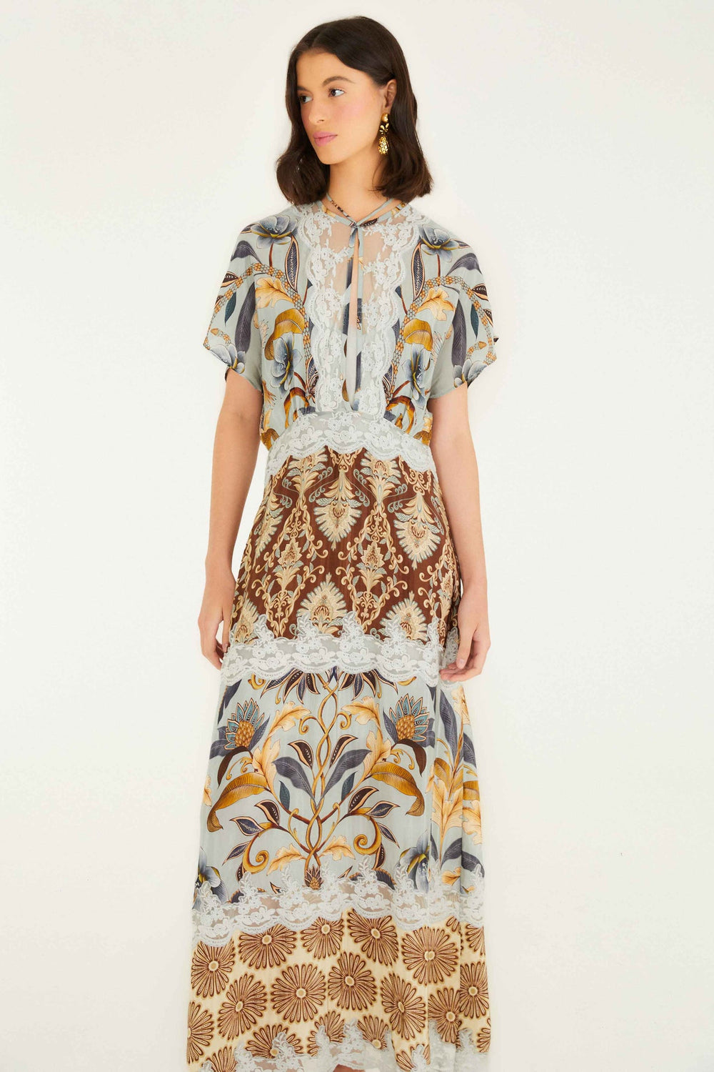 Mixed Snake Garden Maxi Dress | FARM Rio | FARM Rio Women
