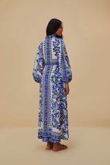 Off-White Flora Tapestry Lenzing™ Ecovero™ Euroflax™ Maxi Dress | FARM Rio Women