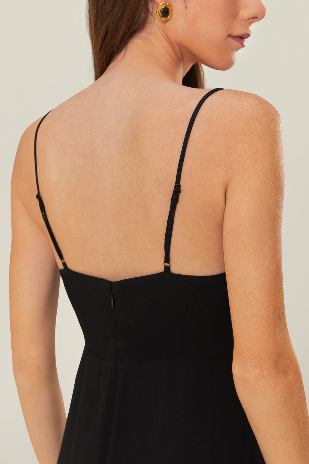 Black Flowered Bust Midi Dress | FARM Rio Women