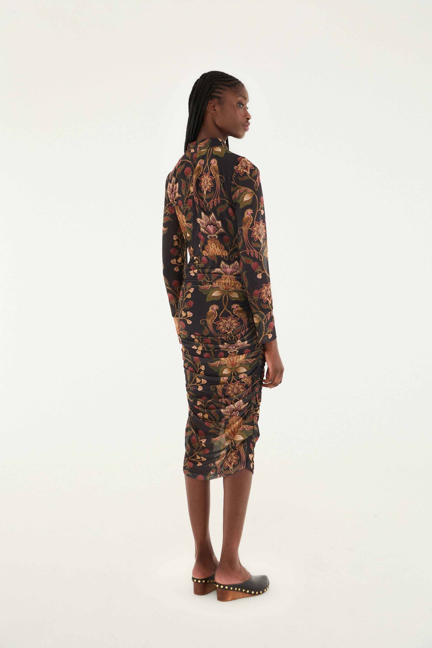 Black Berry Garden Tulle Midi Dress | FARM Rio | FARM Rio Women