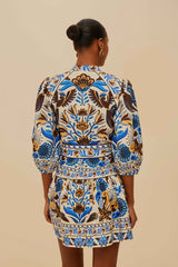 Sand Nature Land Organic Cotton Mini Dress | FARM Rio Women
