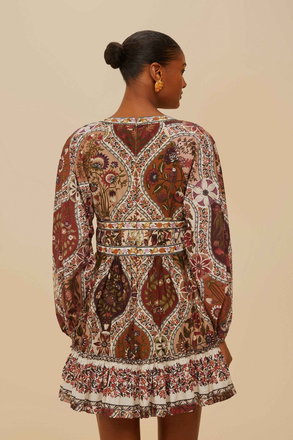 Multicolor Romantic Nature Mini Dress | FARM Rio Women