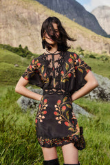 Black Berry Garden Mini Dress | FARM Rio | FARM Rio Women