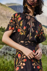 Black Berry Garden Mini Dress | FARM Rio | FARM Rio Women