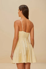 Off-White Lea LENZING™ ECOVERO™ Euroflax™ Mini Dress | FARM Rio Women