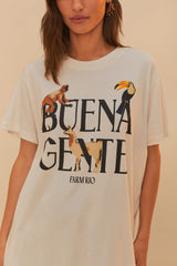 Off-White Buena Gente Relaxed T-Shirt | FARM Rio Women