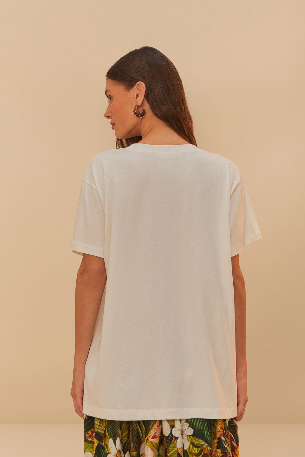 Off-White Buena Gente Relaxed T-Shirt | FARM Rio Women