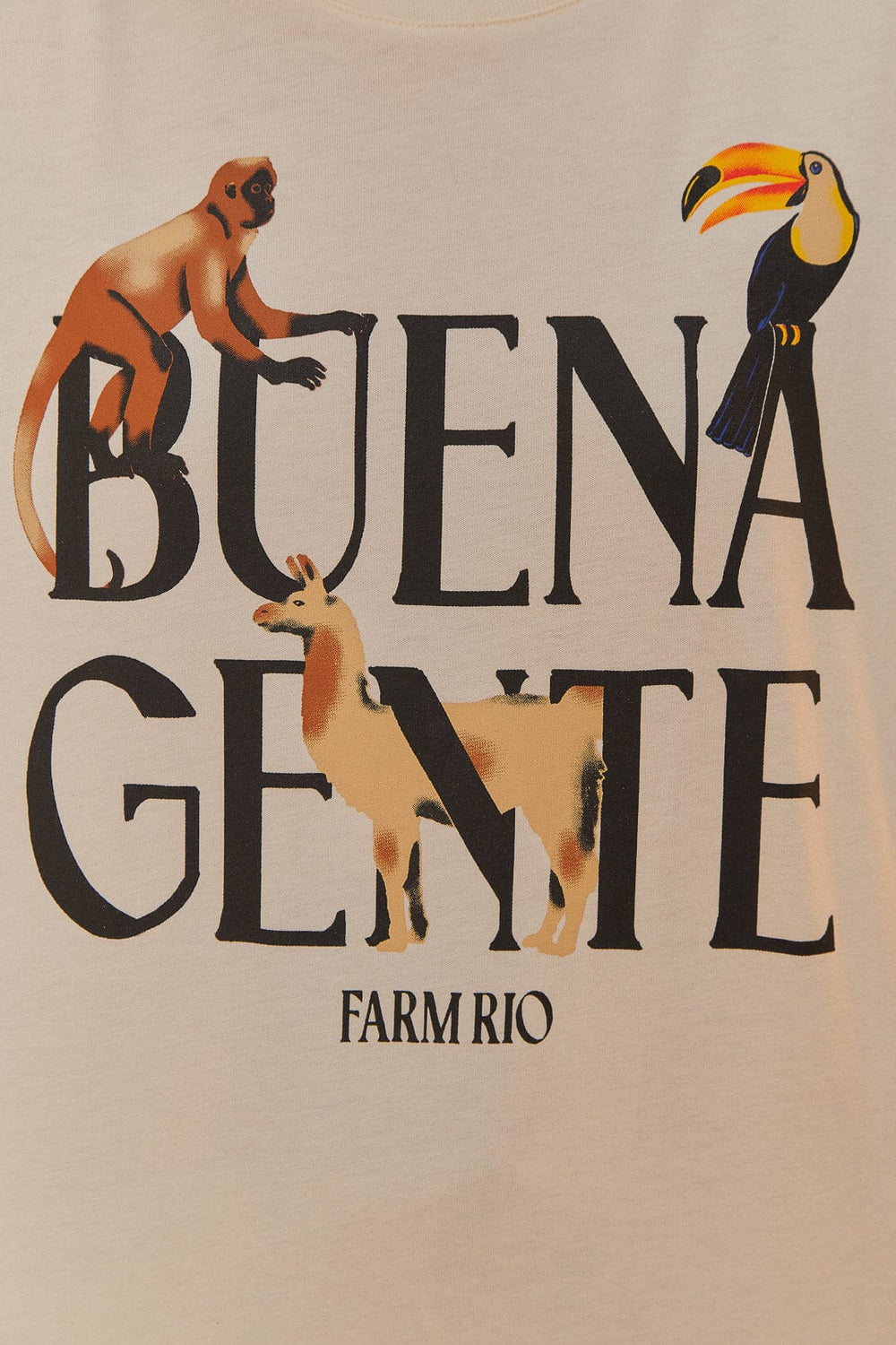 Off-White Buena Gente Relaxed T-Shirt | FARM Rio Women