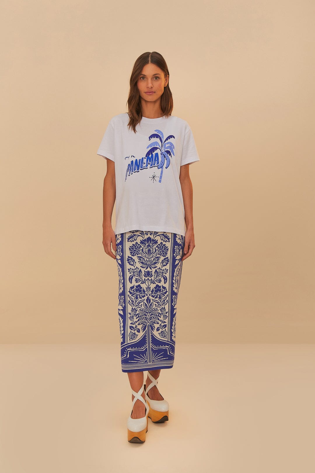 Off-White Girls Rio Ipanema T-Shirt | FARM Rio Women