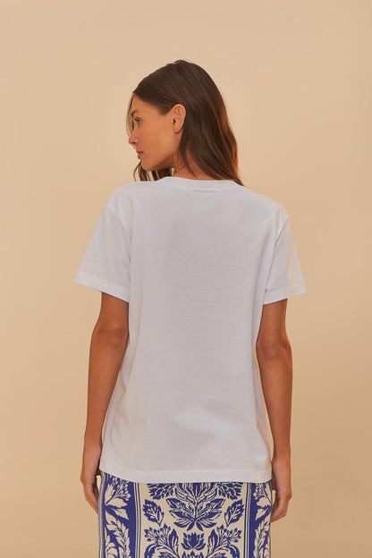 Off-White Girls Rio Ipanema T-Shirt | FARM Rio Women