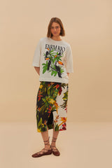 Off-White Nature Lovers Toucans T-Shirt | FARM Rio Women
