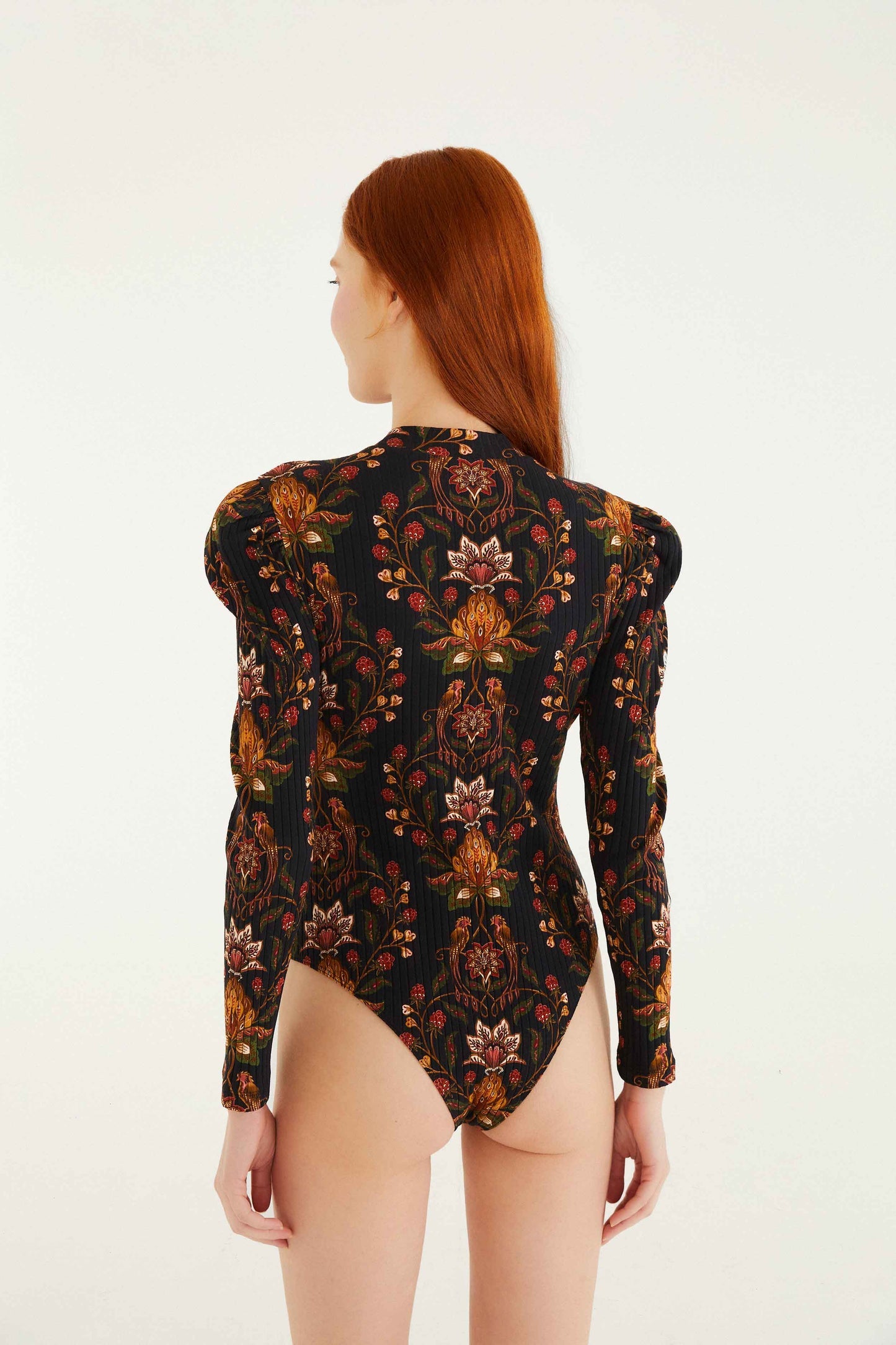 Black Berry Garden Organic Cotton Bodysuit | FARM Rio | FARM Rio Women