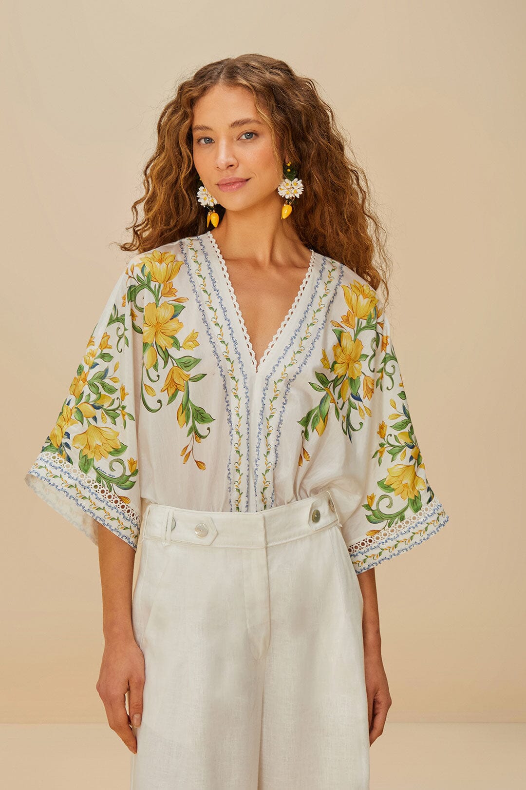 Off-White Sicily Bodysuit | FARM Rio Women