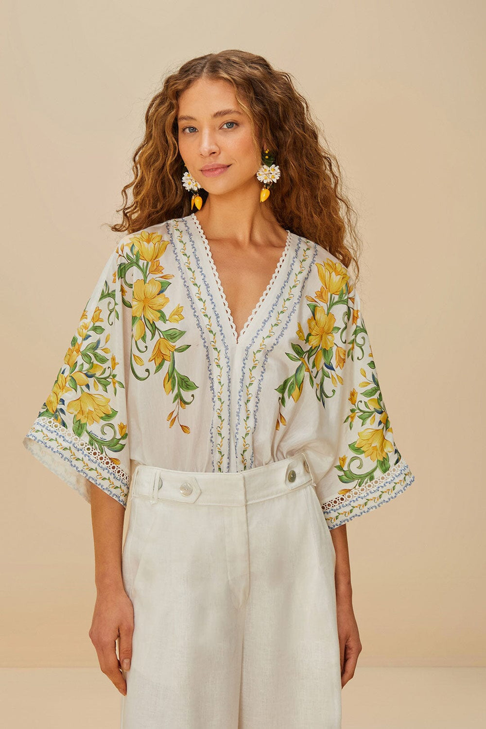 Off-White Sicily Bodysuit | FARM Rio Women