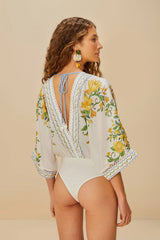 Off-White Sicily Bodysuit | FARM Rio Women