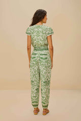 Green River Ride LENZING™ ECOVERO™ Euroflax™ Jumpsuit | FARM Rio Women
